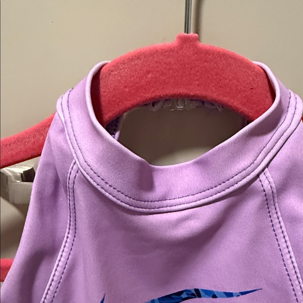 Nike Lavender and Navy Leotard Girls Size XS - Picture 4 of 4